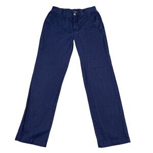 Vineyard Vines Mens Blue 100% Cotton Khaki Pants Sz 28 x 30